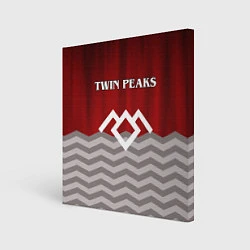 Холст квадратный Twin Peaks, цвет: 3D-принт