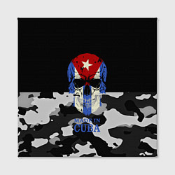 Холст квадратный Made in Cuba, цвет: 3D-принт — фото 2