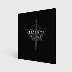 Холст квадратный Shadow of War, цвет: 3D-принт