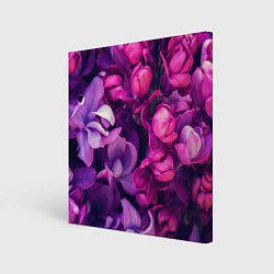 Холст квадратный Тюльпановый сад, цвет: 3D-принт