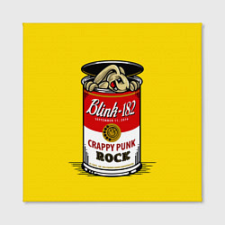 Холст квадратный Blink-182: Crappy punk rock, цвет: 3D-принт — фото 2
