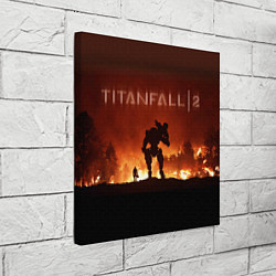 Холст квадратный Titanfall, цвет: 3D-принт — фото 2