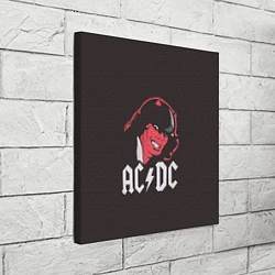 Холст квадратный AC/DC Devil, цвет: 3D-принт — фото 2