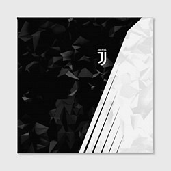 Холст квадратный FC Juventus: Abstract, цвет: 3D-принт — фото 2