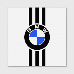 Холст квадратный BMW: Black Strips, цвет: 3D-принт — фото 2