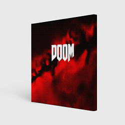 Холст квадратный DOOM: Red Fog, цвет: 3D-принт