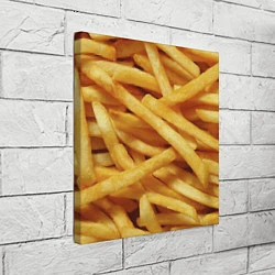 Холст квадратный Картофель фри, цвет: 3D-принт — фото 2