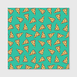 Холст квадратный Стиль пиццы, цвет: 3D-принт — фото 2