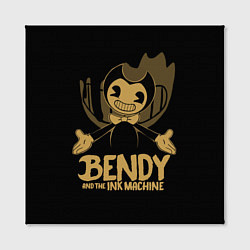 Холст квадратный Bendy And the ink machine, цвет: 3D-принт — фото 2