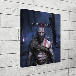 Холст квадратный God of War: Kratos, цвет: 3D-принт — фото 2