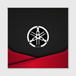 Холст квадратный Yamaha: Grey Carbon, цвет: 3D-принт — фото 2