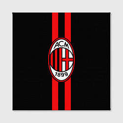 Холст квадратный AC Milan 1899, цвет: 3D-принт — фото 2