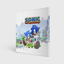 Холст квадратный Sonic Stories, цвет: 3D-принт