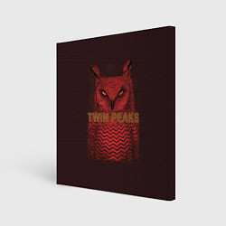 Холст квадратный Twin Peaks: Red Owl, цвет: 3D-принт
