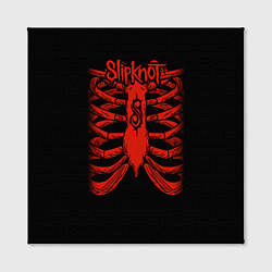 Холст квадратный Slipknot Skeleton, цвет: 3D-принт — фото 2