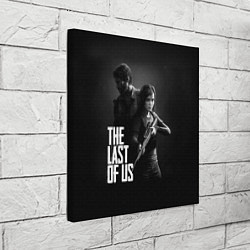 Холст квадратный The Last of Us: Black Style, цвет: 3D-принт — фото 2