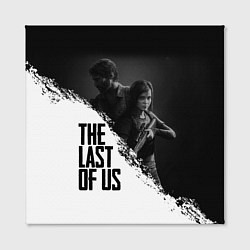 Холст квадратный The Last of Us: White & Black, цвет: 3D-принт — фото 2