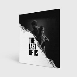 Холст квадратный The Last of Us: White & Black, цвет: 3D-принт