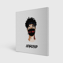 Холст квадратный Scarlxrd Man, цвет: 3D-принт