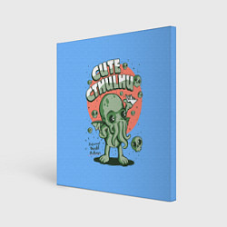 Холст квадратный Cute Cthulhu, цвет: 3D-принт