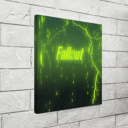 Холст квадратный Fallout: Radiation Storm, цвет: 3D-принт — фото 2