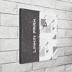 Холст квадратный Linkin Park: Grey Form, цвет: 3D-принт — фото 2