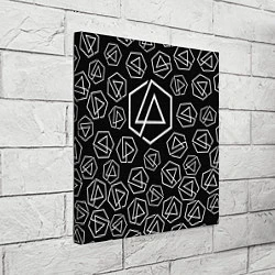 Холст квадратный Linkin Park: Pattern, цвет: 3D-принт — фото 2