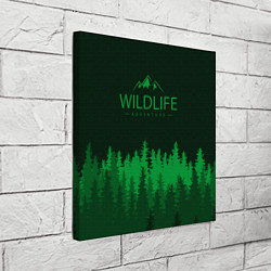 Холст квадратный Wildlife Adventure, цвет: 3D-принт — фото 2