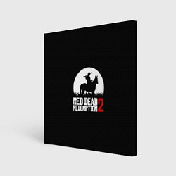 Холст квадратный RDR 2: Moonlight, цвет: 3D-принт