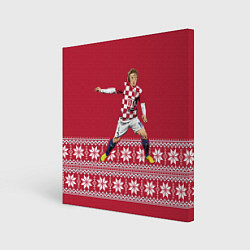 Холст квадратный Luka Modric, цвет: 3D-принт