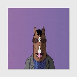 Холст квадратный Конь БоДжек, цвет: 3D-принт — фото 2