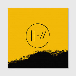 Холст квадратный 21 Pilots: Yellow Logo, цвет: 3D-принт — фото 2