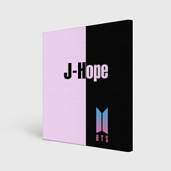 Холст квадратный BTS J-hope, цвет: 3D-принт