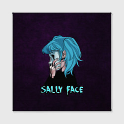 Холст квадратный Sally Face, цвет: 3D-принт — фото 2