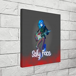 Холст квадратный Sally Face: Rock Star, цвет: 3D-принт — фото 2