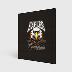 Холст квадратный Eagles California, цвет: 3D-принт