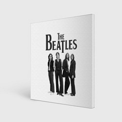 Холст квадратный The Beatles: White Side, цвет: 3D-принт