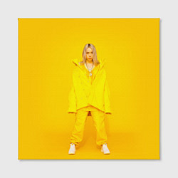 Холст квадратный Billie Eilish, цвет: 3D-принт — фото 2