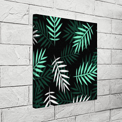 Холст квадратный Листья пальмы, цвет: 3D-принт — фото 2