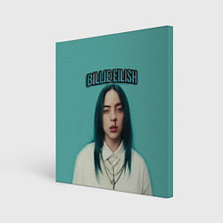 Холст квадратный BILLIE EILISH, цвет: 3D-принт