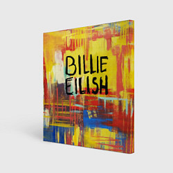 Холст квадратный Billie Eilish: Art, цвет: 3D-принт