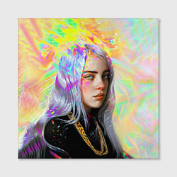 Холст квадратный Billie Eilish, цвет: 3D-принт — фото 2