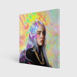 Холст квадратный Billie Eilish, цвет: 3D-принт