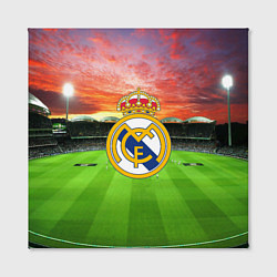Холст квадратный FC Real Madrid, цвет: 3D-принт — фото 2