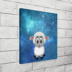 Холст квадратный Овечка, цвет: 3D-принт — фото 2