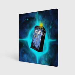 Холст квадратный Doctor Who, цвет: 3D-принт