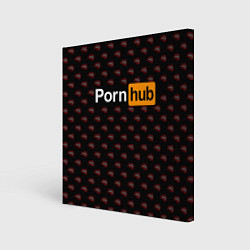 Холст квадратный PornHub, цвет: 3D-принт