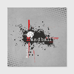 Холст квадратный Handball, цвет: 3D-принт — фото 2