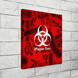 Холст квадратный PLAGUE INC, цвет: 3D-принт — фото 2