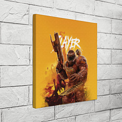 Холст квадратный Doom Slayer, цвет: 3D-принт — фото 2
